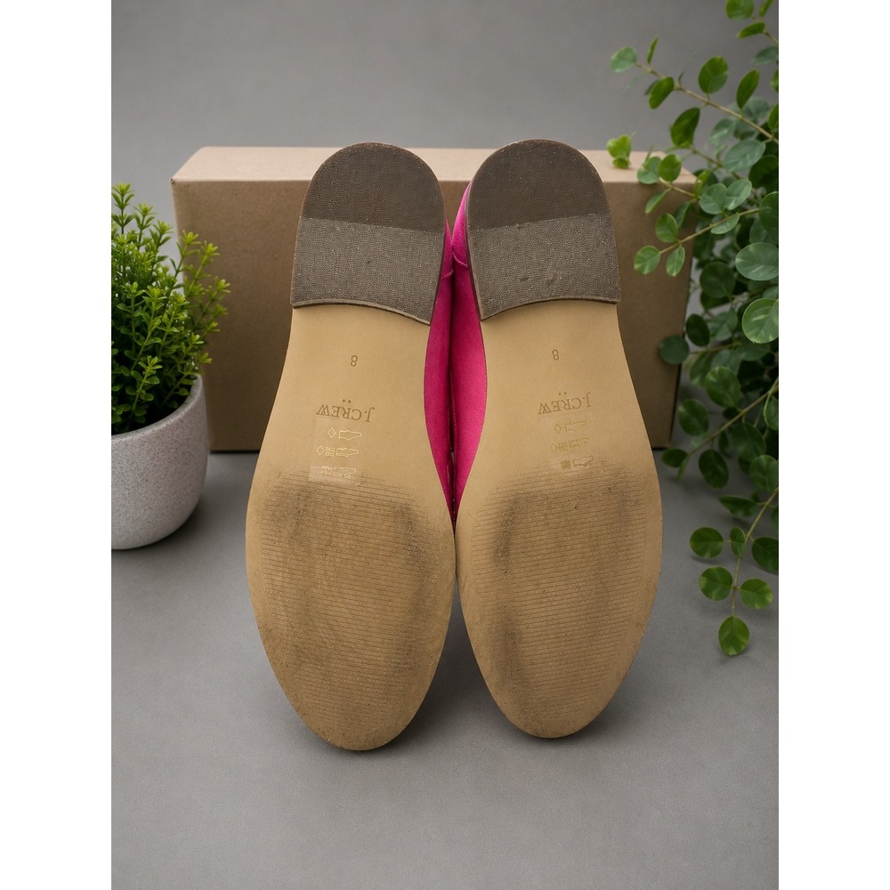 J. Crew Suede Bow Loafers 8 - Picture 6 of 8